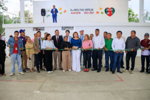 Inauguración del coliseo Gerardo Pincay en la Unión