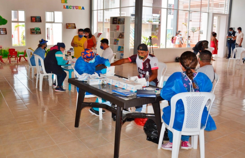 Brigadas de atención médica en varios puntos del cantón