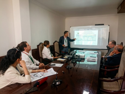 El Arq. Cristhian Romero, Director de Planificación y Ordenamiento Territorial del GAD Municipal de Jipijapa