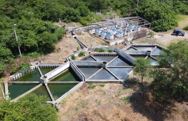 Avanzan los trabajos en la planta de Aguas Residuales