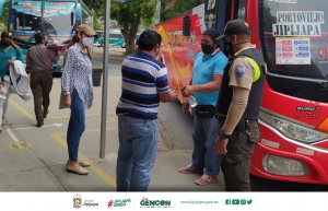 Operativos en el Terminal Terrestre
