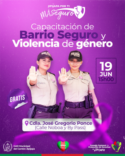 Capacitación gratuita sobre Barrio Seguro