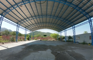 Construcción de cubierta tipo coliseo en Julcuy
