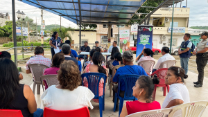 Capacitación mi barrio seguro en Cdla. Los Ceibos