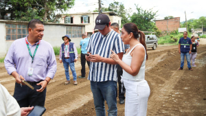 Recorrido de los sectores donde actualmente se ejecutan trabajos de rehabilitación vial