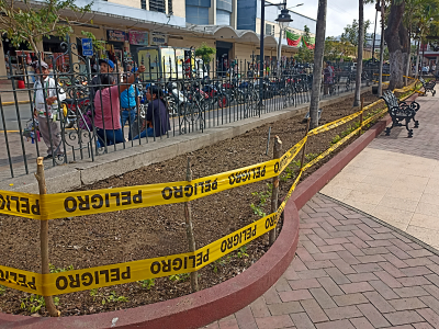 Muy pronto el parque central lucirá renovado