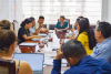 Mesa de trabajo con presidentes parroquiales