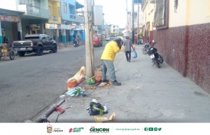 Operativos de control por mala disposición de basura
