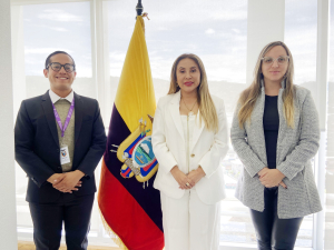 Reunión de trabajo con representantes de la Asociación de Municipalidades Ecuatorianas – AME