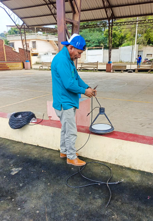 Mejoras en el sistema eléctrico del parque Alejandro Bustamante