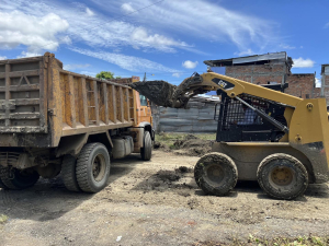 Las fuertes lluvias habían causado el deterioro de la calle Montúfar