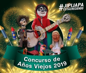 Concurso de Años Viejos con el auspicio Municipal