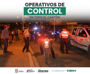Operativos de control en el cantón