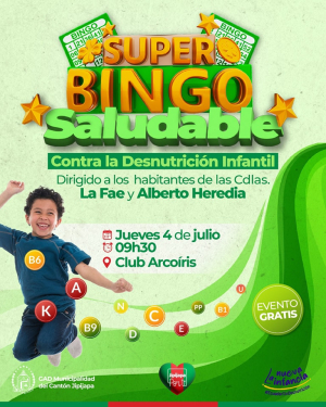 Únete al Súper Bingo Contra la Desnutrición