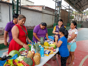 Bingo Saludable en el sector Gangotena