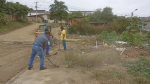 Minga Unidos Por Nuestro Barrio en Cdla. Ricardo Loor