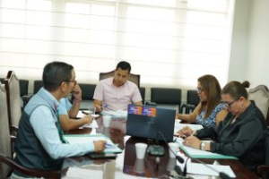 El GAD Municipal en coordinación con SERVICORP-EP, continúa articulando acciones para fortalecer la gestión del transporte en el cantón