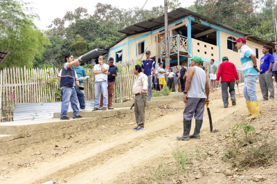Inspección para un mejor servicio de agua en El Anegado