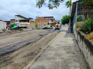 Obras Públicas ejecuta trabajos de mejoramiento vial
