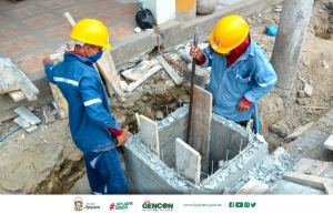 Instalación de red terciaria en la urbe