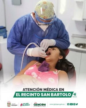 Atención médica en el recinto San Bartolo