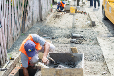 iAvanzan los trabajos de agua potable y saneamiento!