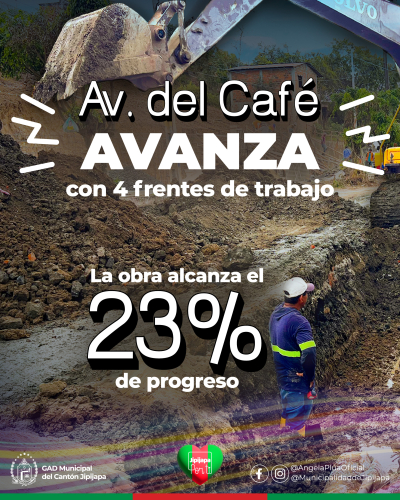 Avanza la construcción de la Avenida del Café