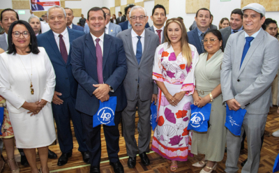 Fuimos parte del Acto de Posesión de las autoridades electas de la Universidad Laica Eloy Alfaro de Manabí
