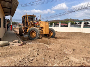 ¡Iniciamos mejoramiento vial en La Sultana vía a Puerto Cayo!