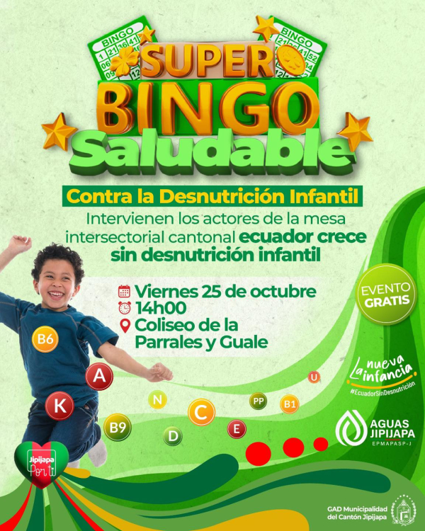 ¡Jipijapa contra la desnutrición infantil!