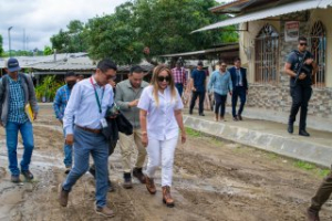 Empezamos esta jornada en la ciudadela Antonio Solís, donde se ejecutan varias obras importantes para el sector.