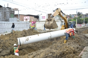 Instalación de tuberías de aguas lluvias