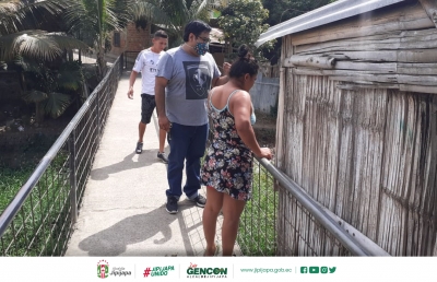 Se realiza inspección en las riveras del rio jipijapa