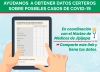 Ayúdanos a obtener datos sobre posibles casos de covid-19