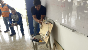 Curso de Electricidad Básica dictado gracias al convenio con la Uleam Ecuador.