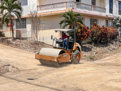 Mejoramos la movilidad en Jipijapa, barrio El Calvario