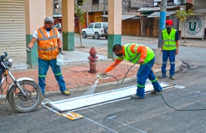 Implementación de señalética horizontal en la urbe
