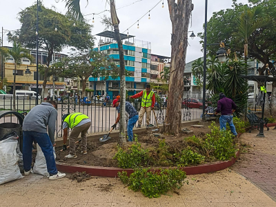 Regeneración de Áreas Verdes en el Parque Central