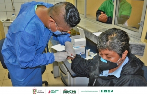 INICIARON LAS PRUEBAS RÁPIDAS DE COVID-19 AL PERSONAL MUNICIPAL
