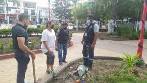 Mantenimiento del parque Simón Bolívar