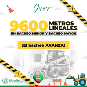 Parte del plan de mejoramiento vial de la Alcaldía de Jipijapa