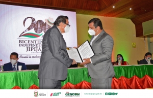 Suscripción de convenios para ejecución de obras