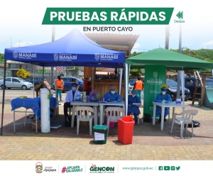 Pruebas rápidas en Puerto Cayo