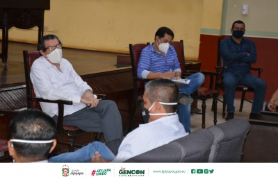 Reunión con los presidentes de las juntas parroquiales