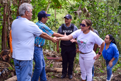 Estuvimos en la parte alta del barrio Colón Alfaro, en el sector El Anegado