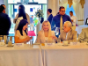 La alcaldesa de Jipijapa, Ángela Plúa, se reunió con el presidente del Ecuador, Daniel Noboa, en Portoviejo.