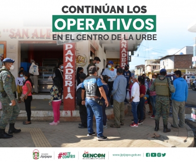 Operativos en el centro de la urbe