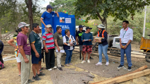 Entrega de los tanques de almacenamiento de agua para mitigar el déficit hídrico