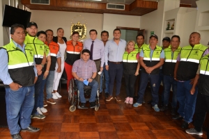Entrega de Chalecos a Funcionarios Municipales