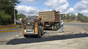Luego de realizar el cruce de tuberías en el by-pass, vía Guayaquil